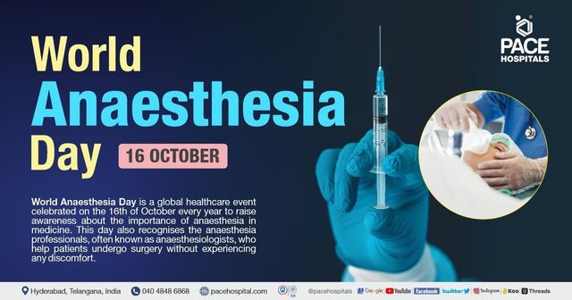 World Anaesthesia Day 16 October 2023 -Theme, Importance, History